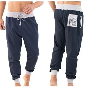 LazyOne Men's Jogger Sweatpants, Cozy, Warm, Pockets, Nature Calls small